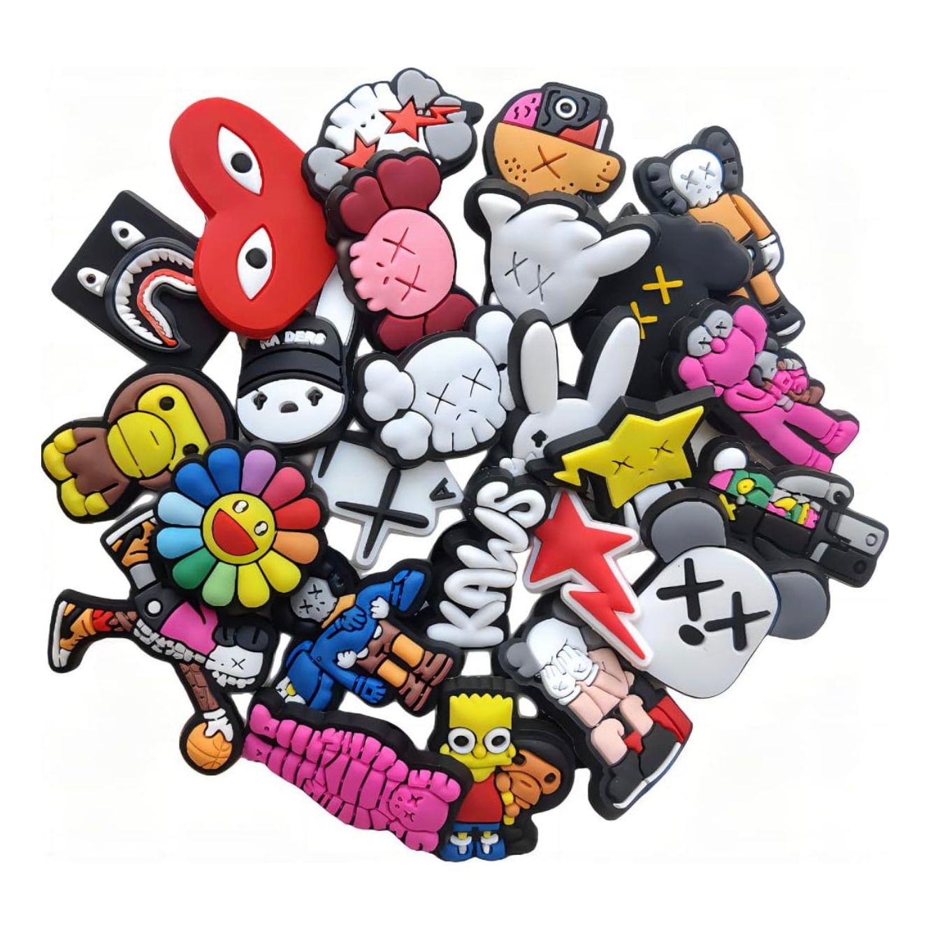 Mixed croc Charms