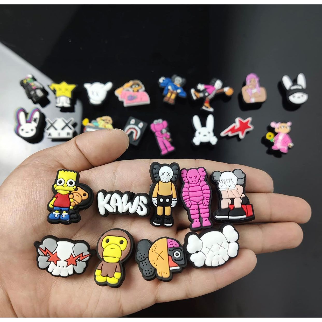 Mixed croc Charms