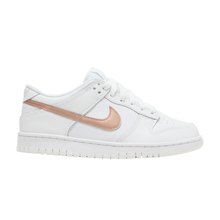 Load image into Gallery viewer, Nike Dunk Low &quot;White Metallic Red Bronze&quot; (GS)
