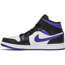 Load image into Gallery viewer, Nike Air Jordan 1 Mid &quot;White Black Purple&quot;
