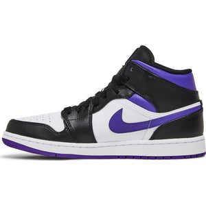 Nike Air Jordan 1 Mid "White Black Purple"
