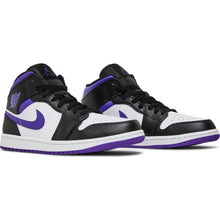 Load image into Gallery viewer, Nike Air Jordan 1 Mid &quot;White Black Purple&quot;
