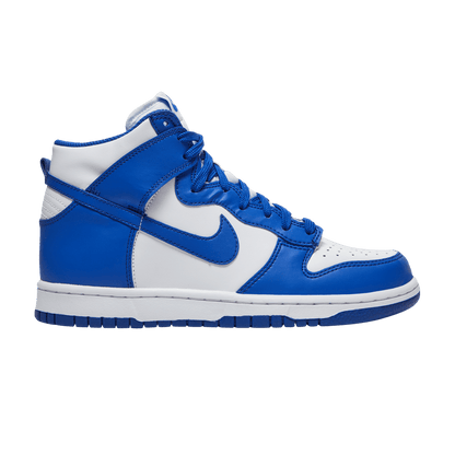 Nike Dunk High Game Royal GS sneakers in bold blue and white leather, 100% authentic with free shipping in Australia