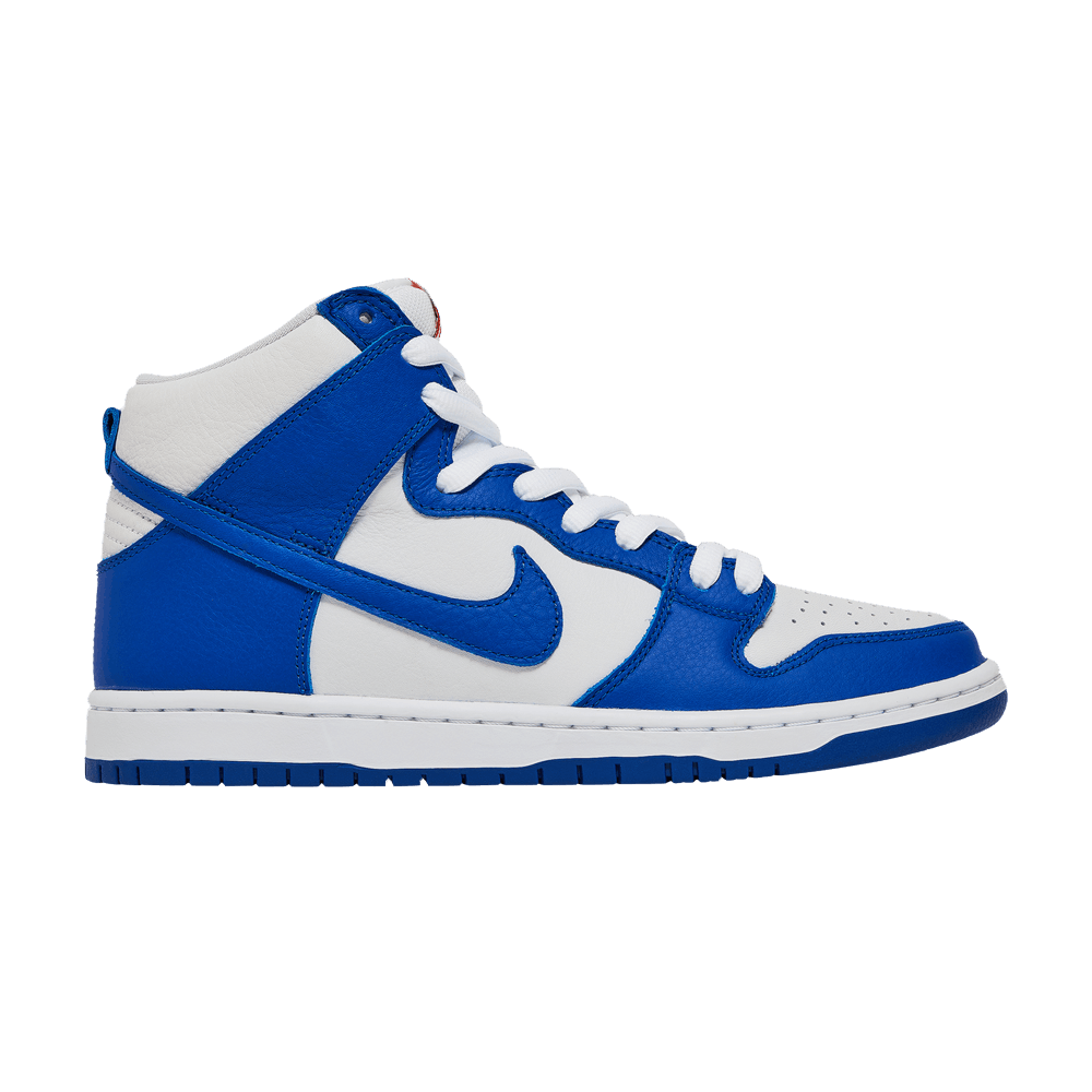 Nike SB Dunk High Kentucky sneakers in varsity blue and white, 100% authentic with free shipping available in Australia